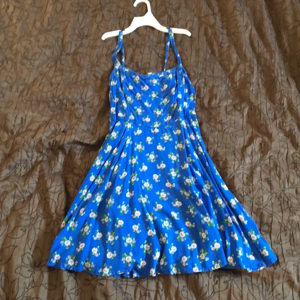 Abercrombie & Fitch Blue Floral Dress